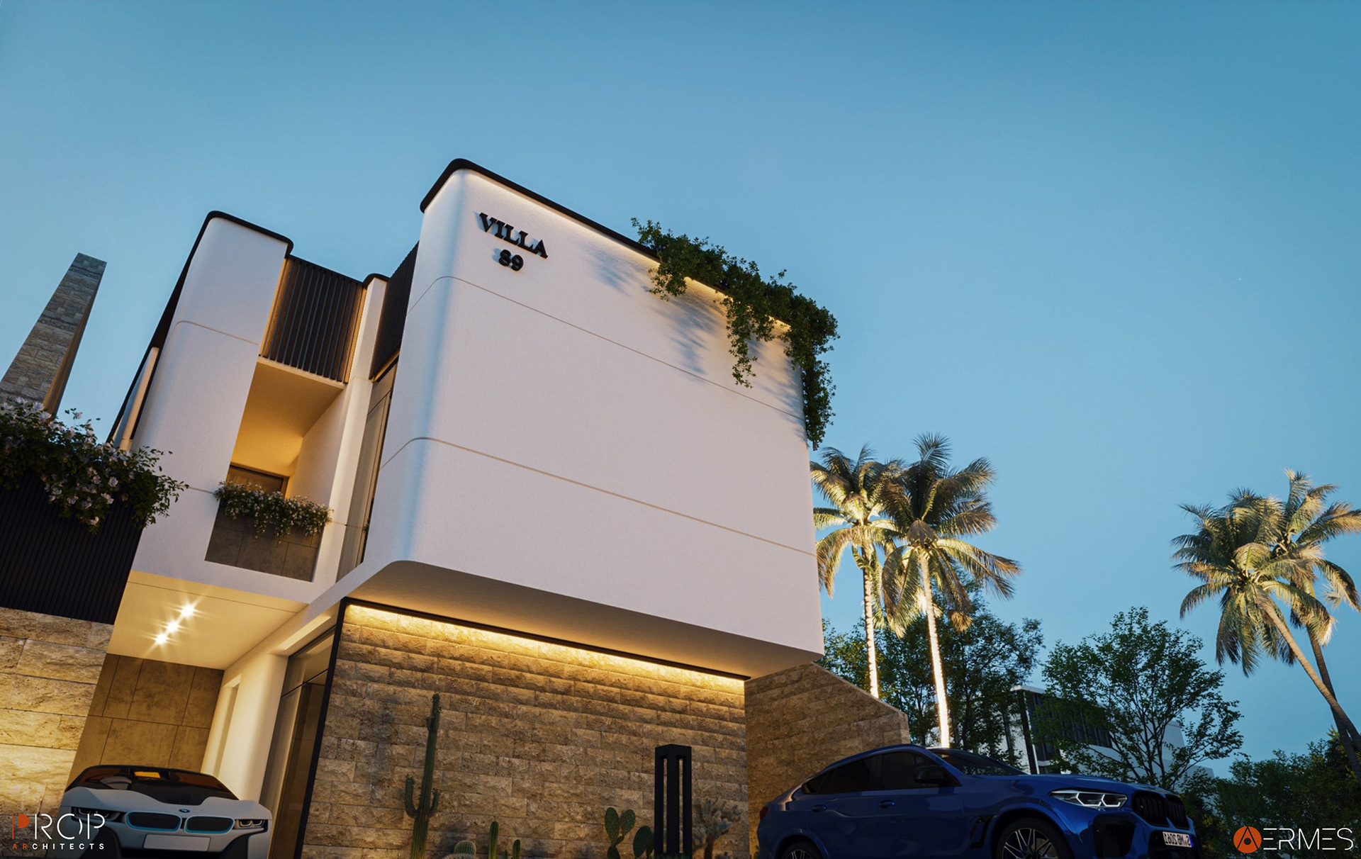 别墅外观丨沙特阿拉伯丨PROP & AERMES ARCHITECTS-13