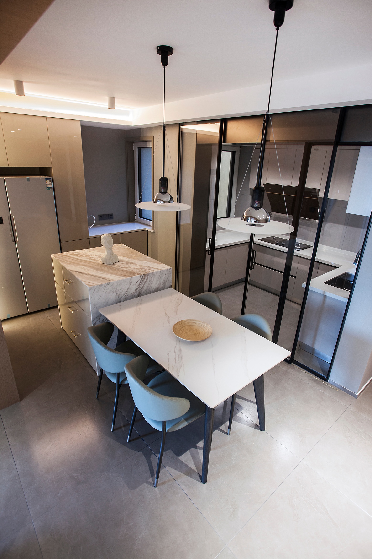 德州禹城小户型大岛台设计丨中国德州丨具象空间设计-22