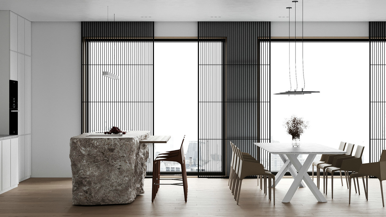 高级灰色系公寓设计-9