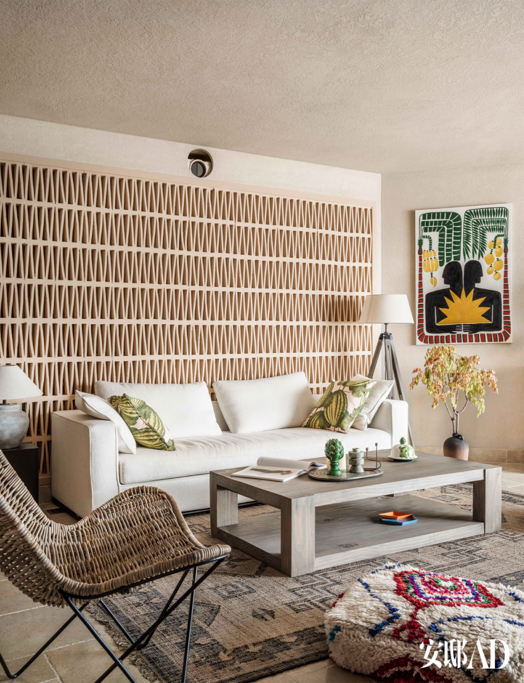 130平方米“小地中海”公寓设计丨中国北京丨AD100设计师Fabrizio Gurrado-14