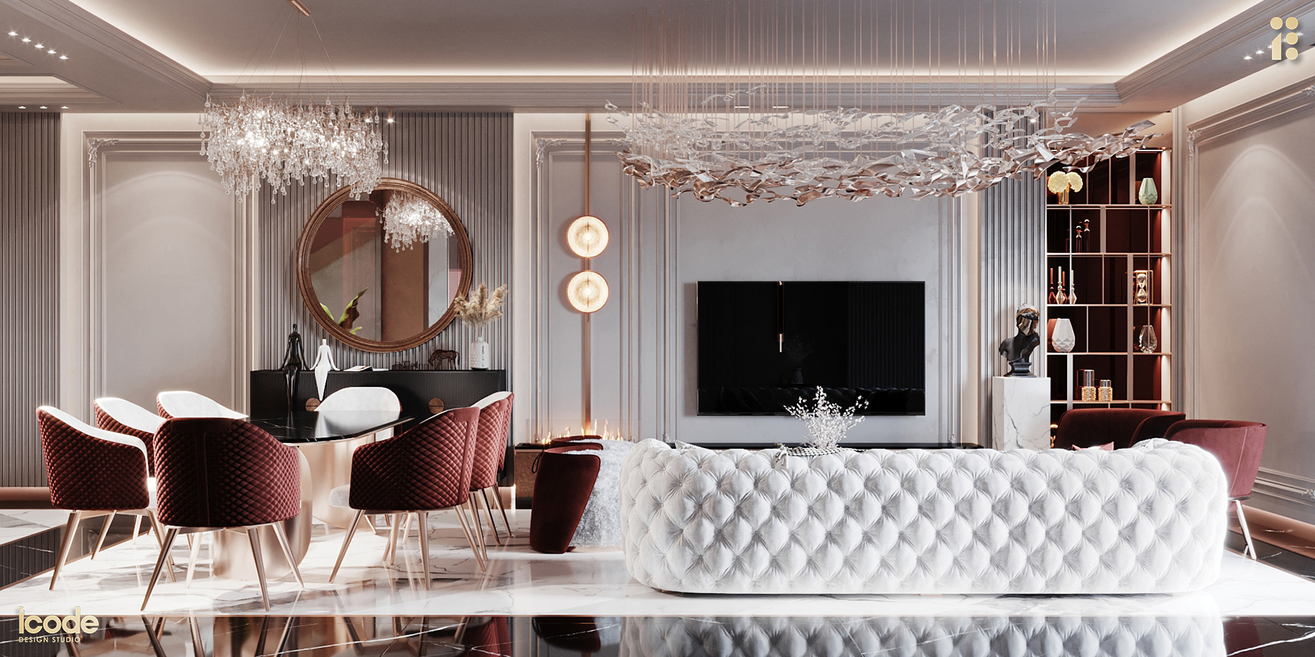 ICODE DESIGN STUDIO 豪华接待室设计-29