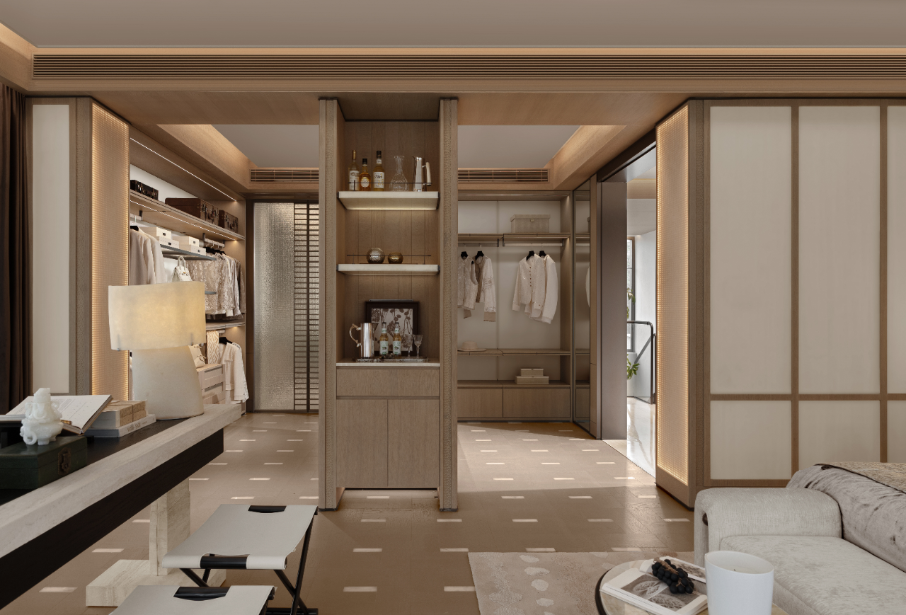 绍兴中海·越湖雲起400㎡叠墅室内设计丨中国绍兴丨IF DESIGN羽果设计-45