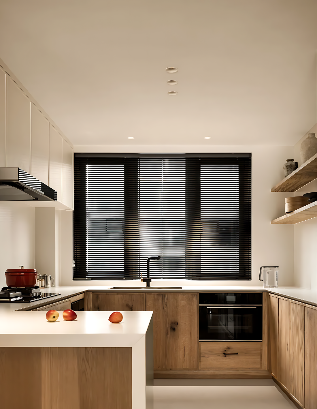 奶油原木风温馨小户型之家设计-26