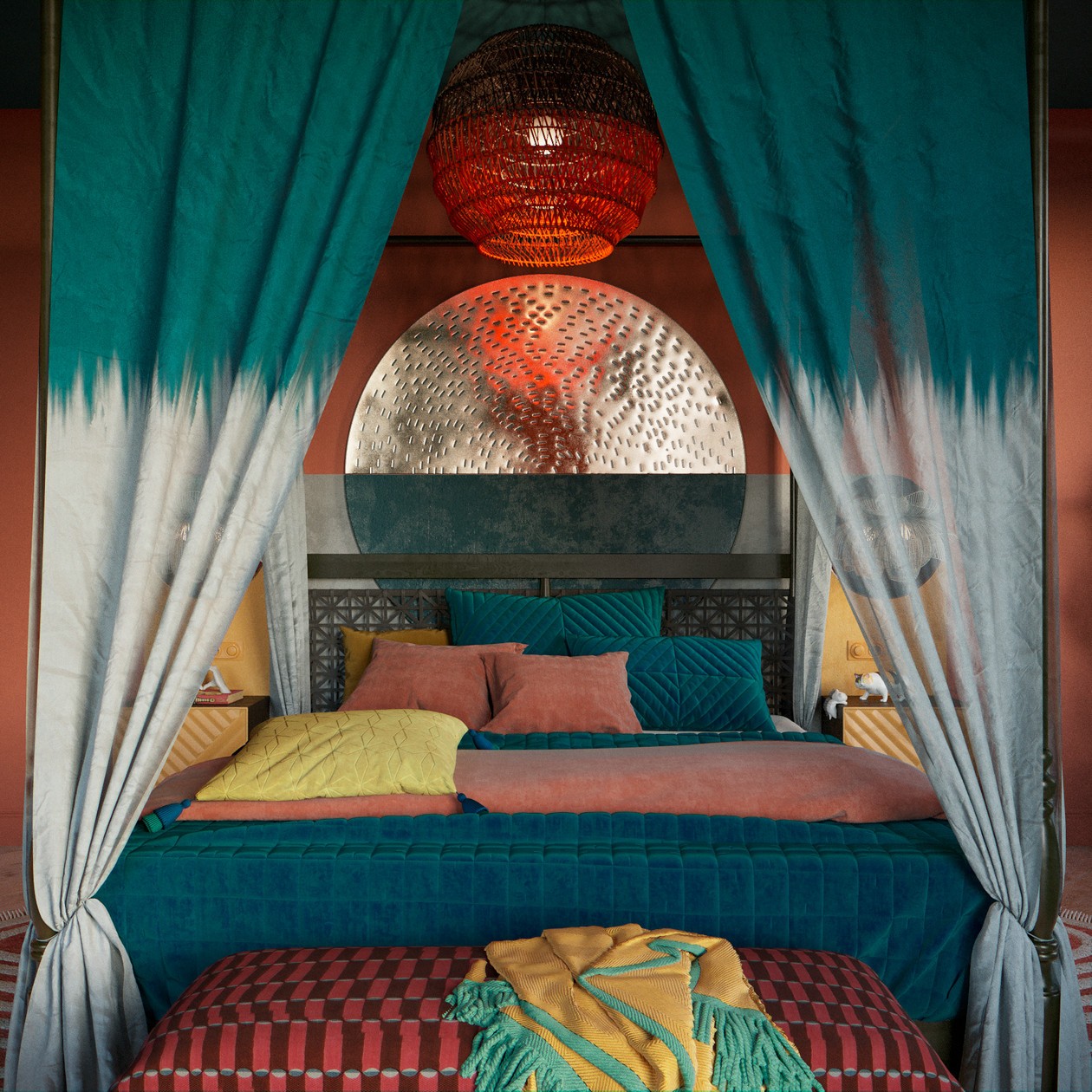 多彩混搭风公寓设计-6