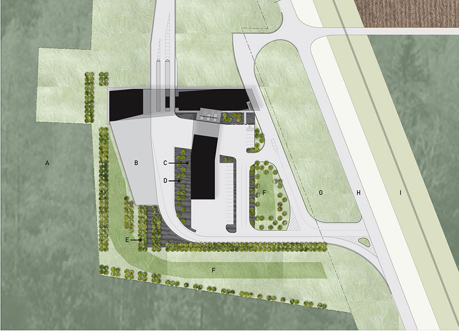 美国 Warroad 陆地港口入境景观设计-8