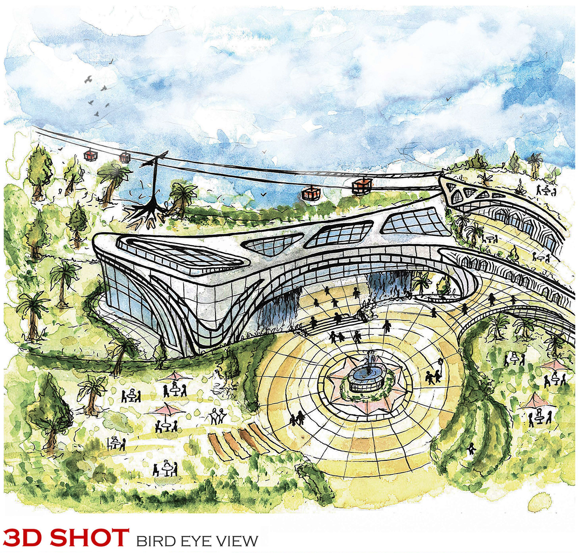 HERITAGE 5STARS HOTEL(毕业项目)丨埃及开罗丨HELWAN UNIVESRITY MATARIA 分校建筑系-54