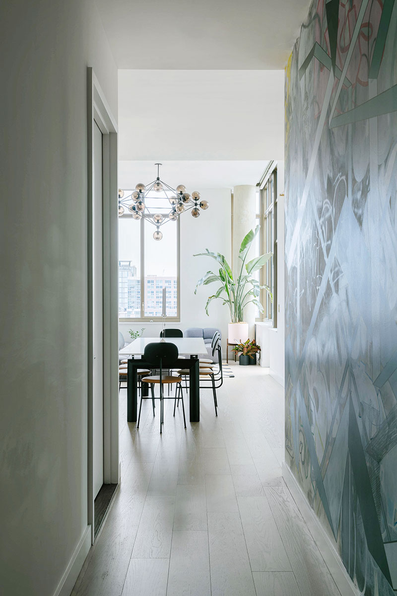 纽约下东区瑞典家庭公寓，工业风混搭瑞典设计-2