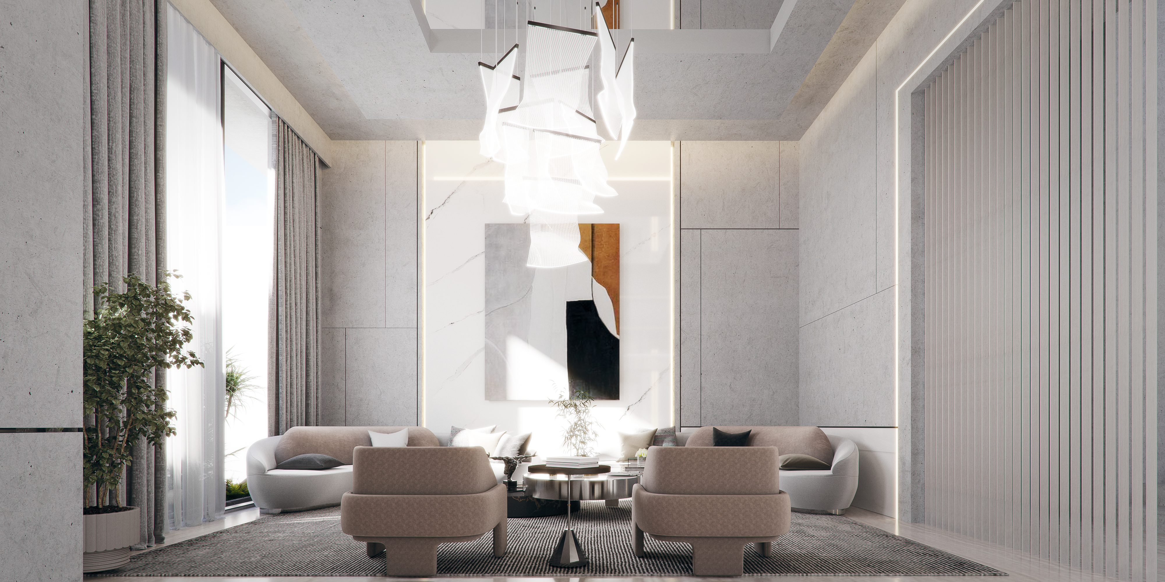 Villa Alshanine 室内设计丨Paramo Architects-9