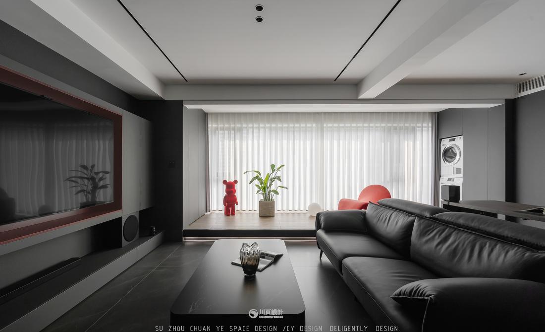 暗黑系精装房 · 现代简约的优雅与神秘-7