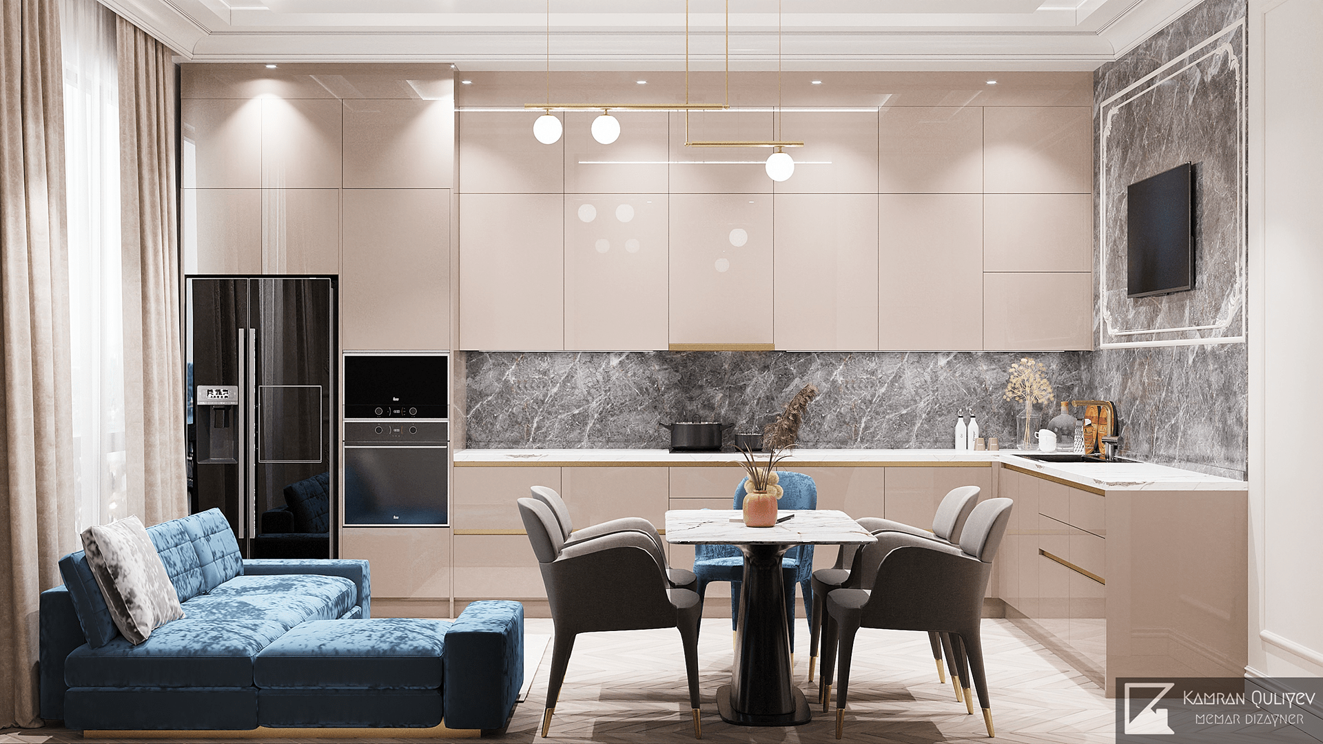 KITCHEN 室内设计丨阿塞拜疆丨Kamran Guliyev-18