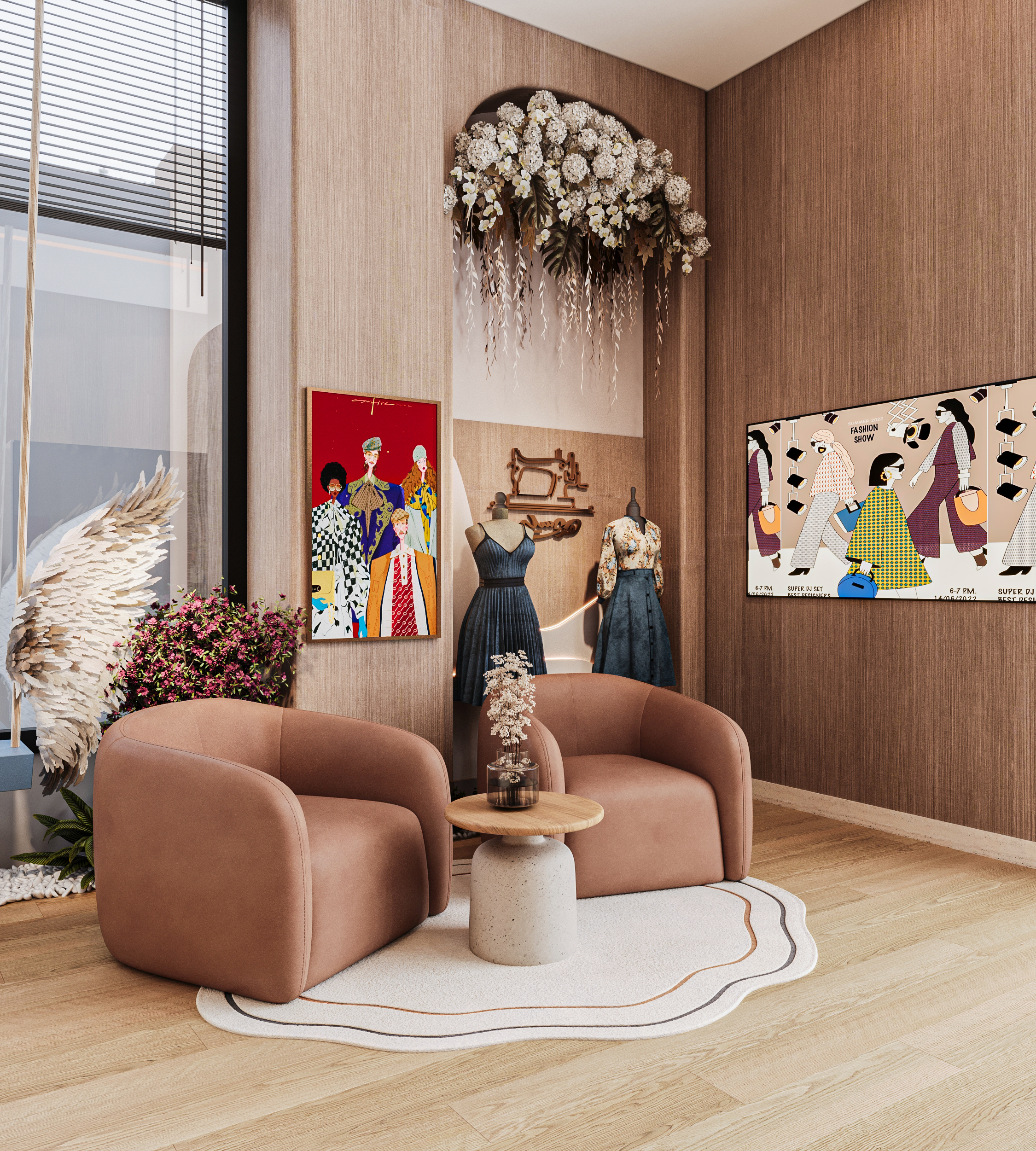 接待区丨埃及开罗丨MAHMOUD SABER-2