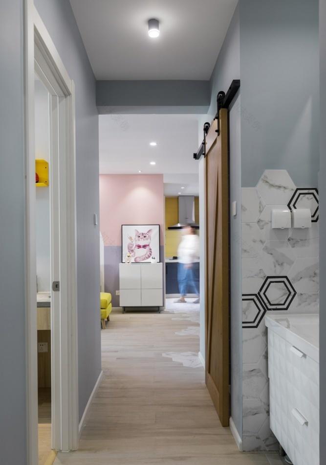 马卡龙色系的甜蜜空间-0