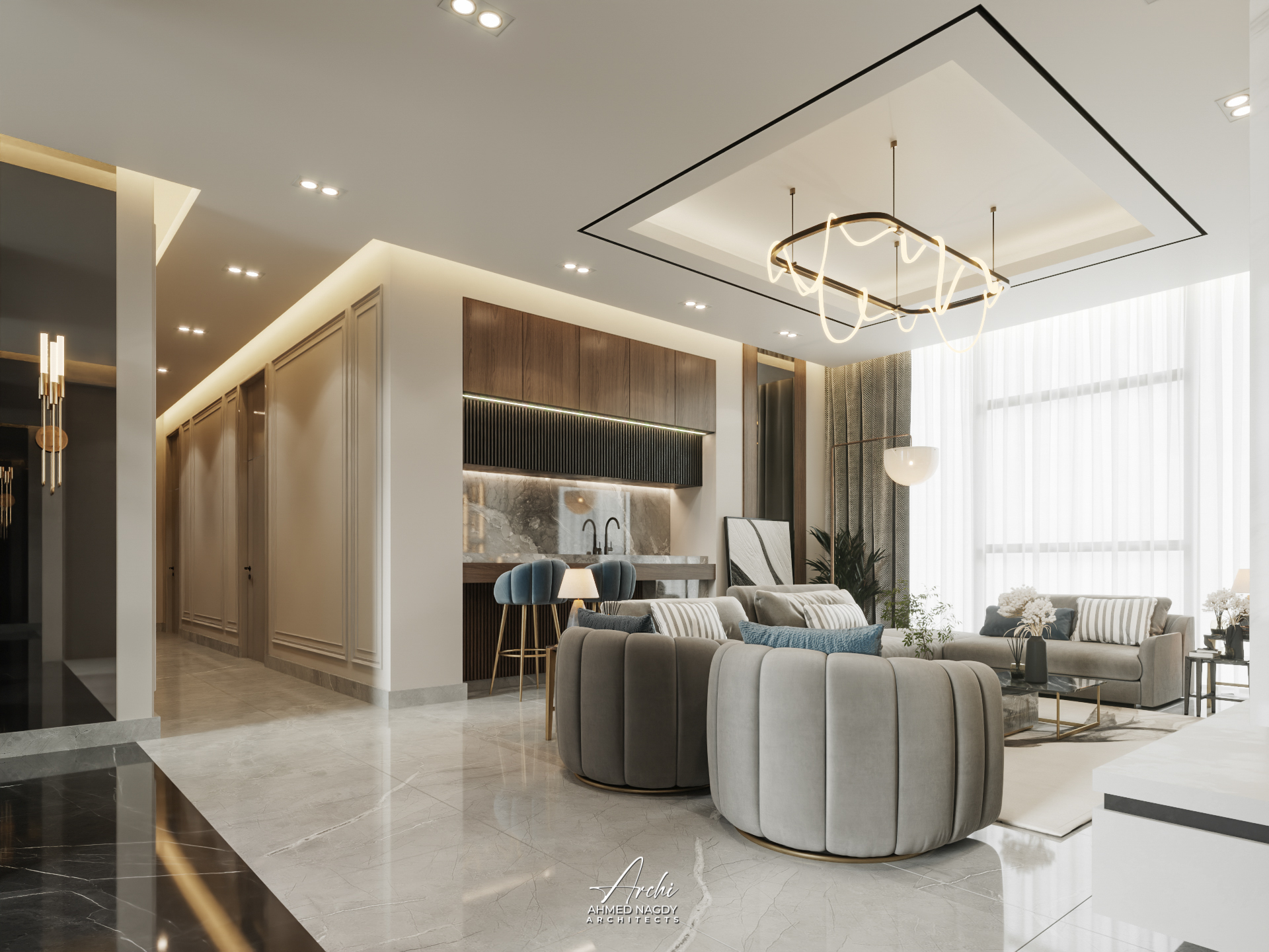 Family Living room | Private Villa-5