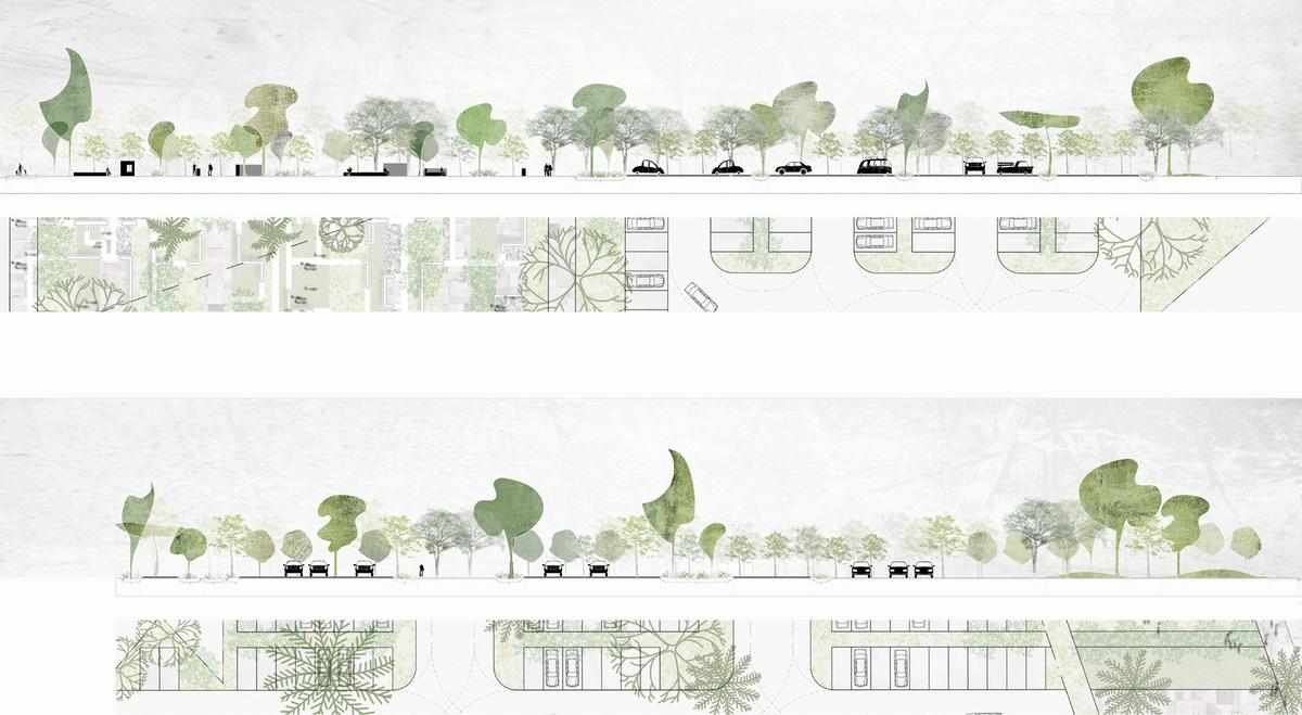 映眷村舊事－停11平面停車場暨園道五綠美化工程丨合寬建築師事務所｜預景設計-30