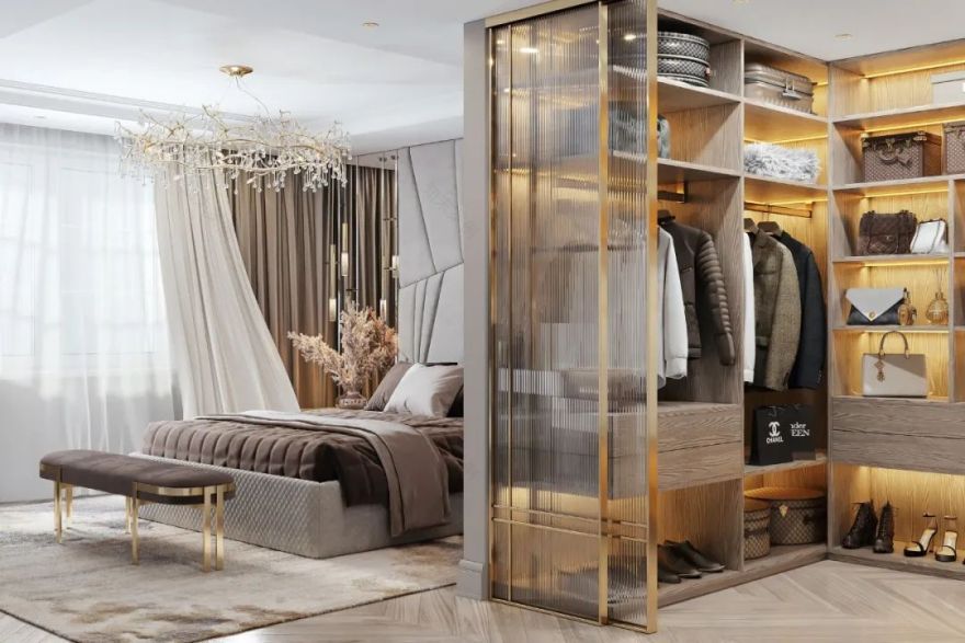 现代轻奢风的居住空间-86