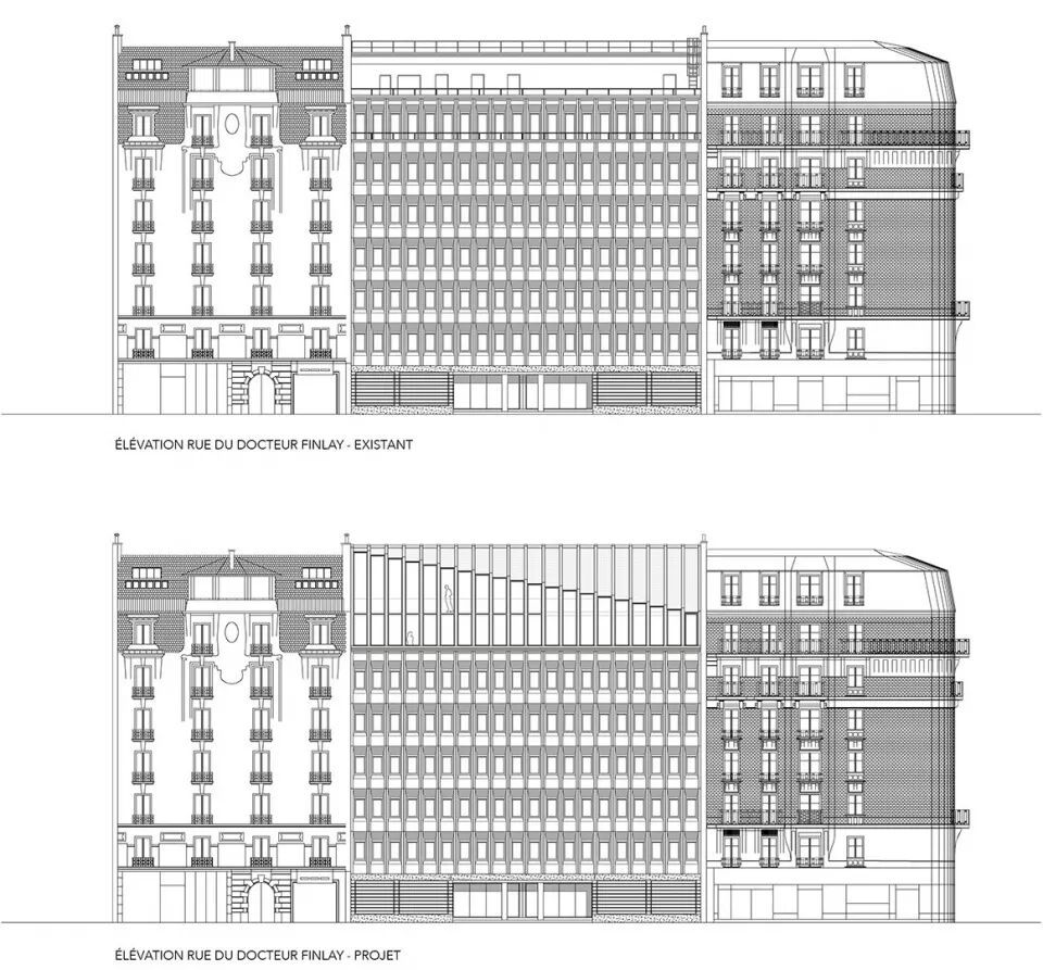巴黎FINLAY大厦重构与垂直扩展丨法国巴黎丨Atelier Quinze Vingts-47