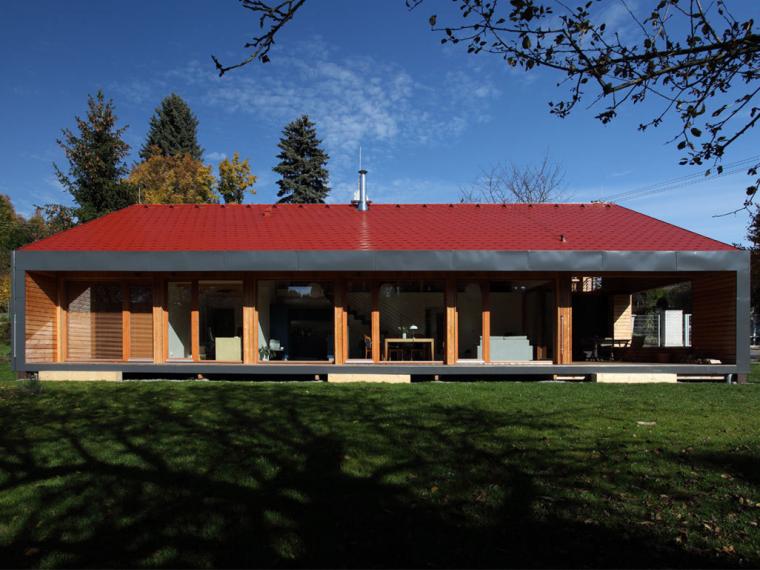 捷克 Ladvi 独栋家庭住宅 | “一栋住宅中的住宅”-6