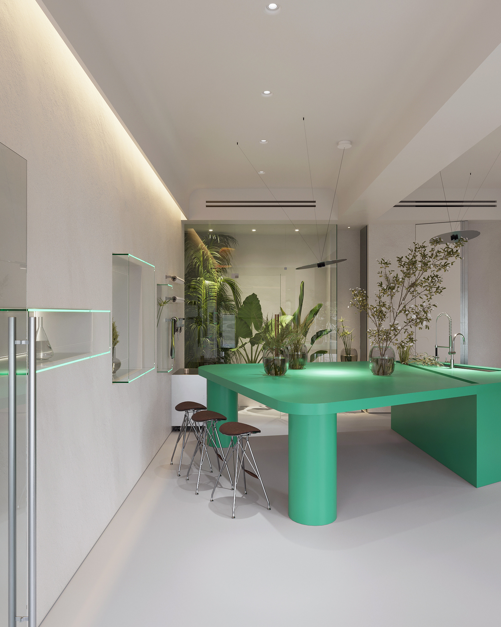 极简风商业空间表现丨中国合肥丨鹏大空间设计表现-7