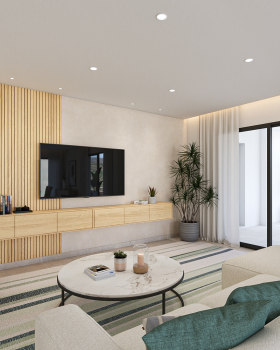 阿尔考辛独栋带泳池住宅3D可视化项目丨西班牙马拉加