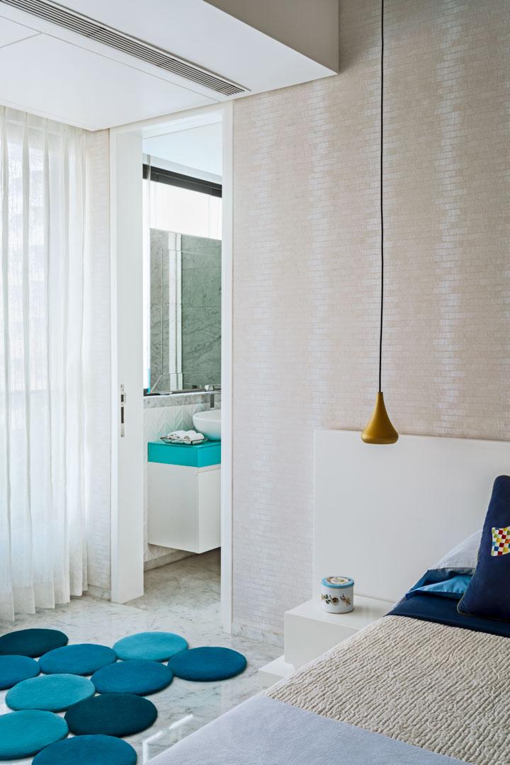 简约白调公寓，融入印度特色元素-12