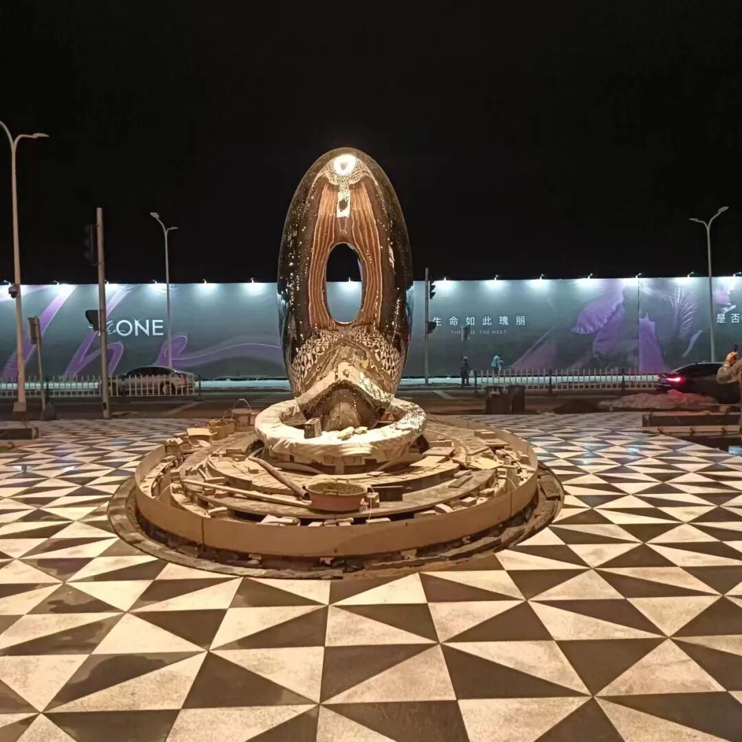 哈尔滨｜汇龙启元B区雕塑项目-43