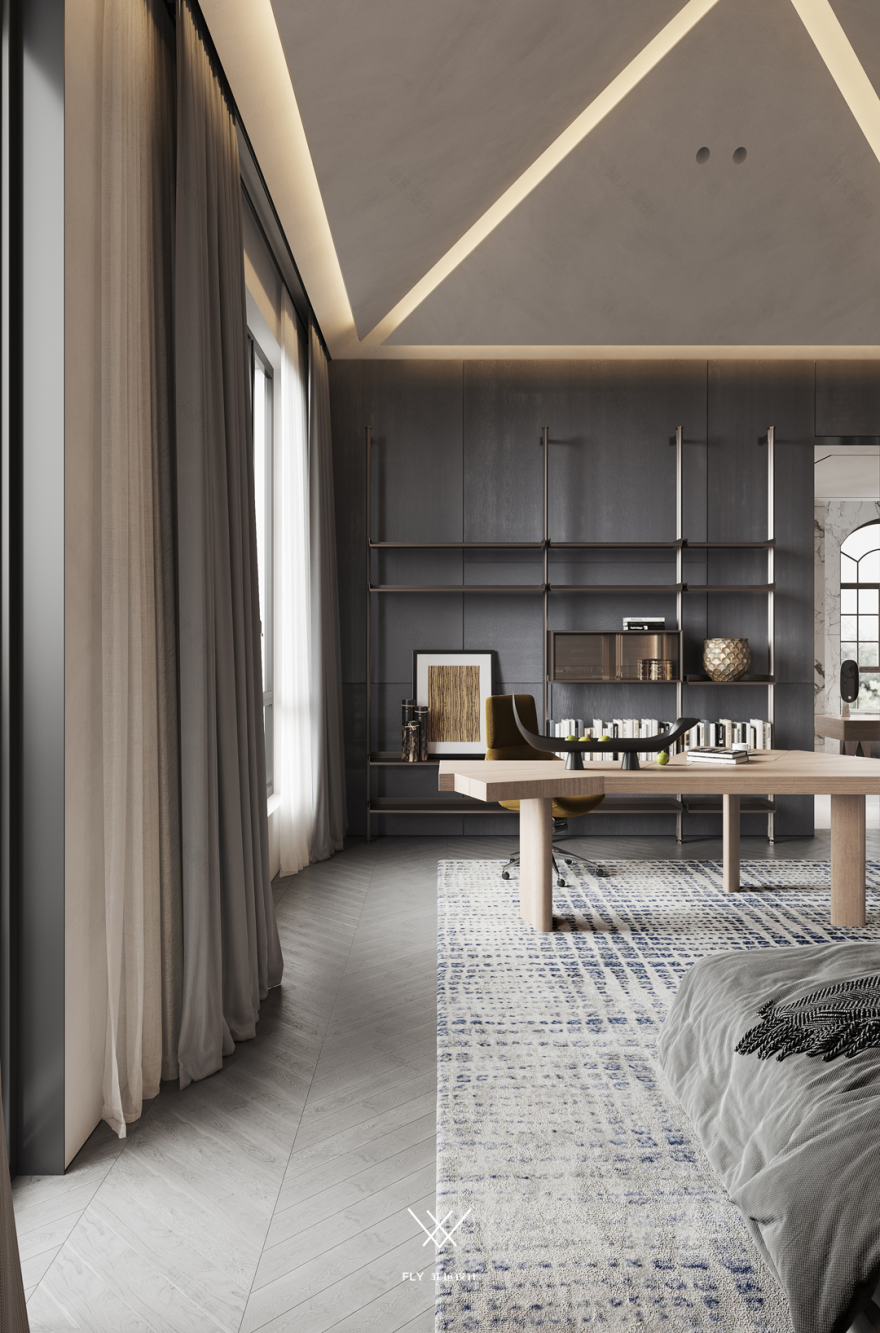 新昌玫瑰园意式别墅设计丨中国杭州丨菲拉设计-43