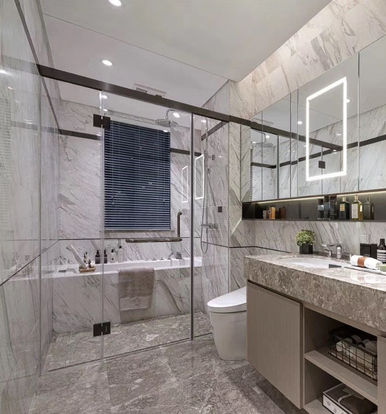 高级黑白灰,简约现代的家居设计-14