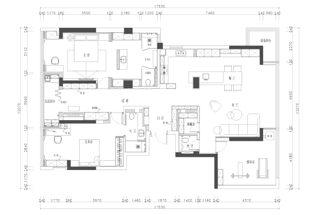 暗色调现代家居,尽享太湖美景丨中国苏州丨室研设计-15