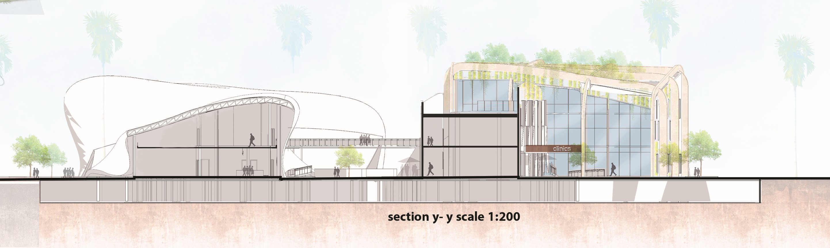 社区中心丨开罗大学工程学院建筑系-16