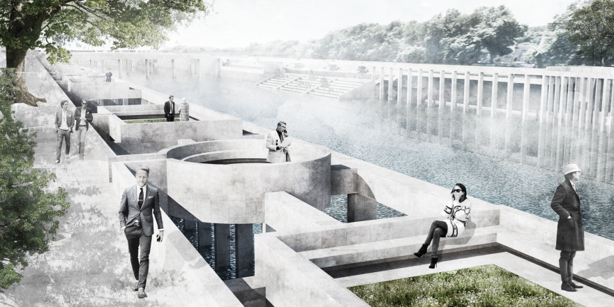 罗马蒂贝河岸重生 | 景观规划的绿色创新-17