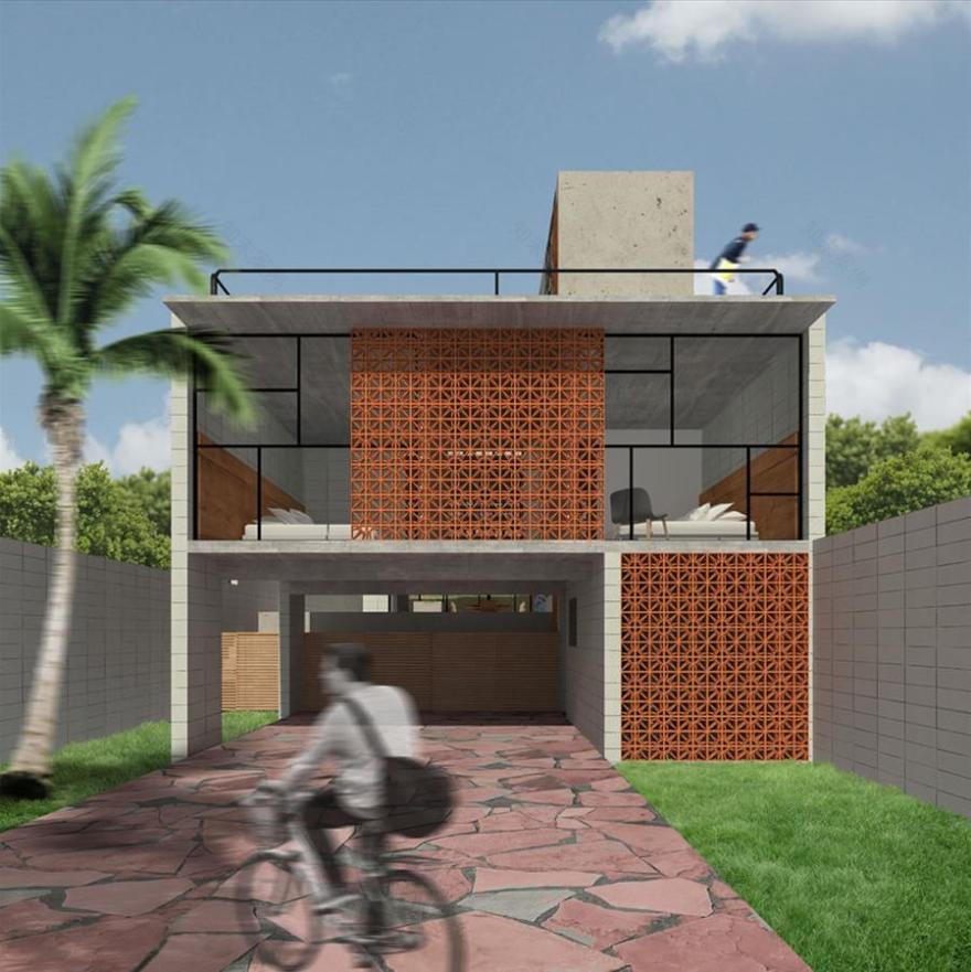 巴西 SP 住宅 | 巧妙分区与功能整合的典范-2