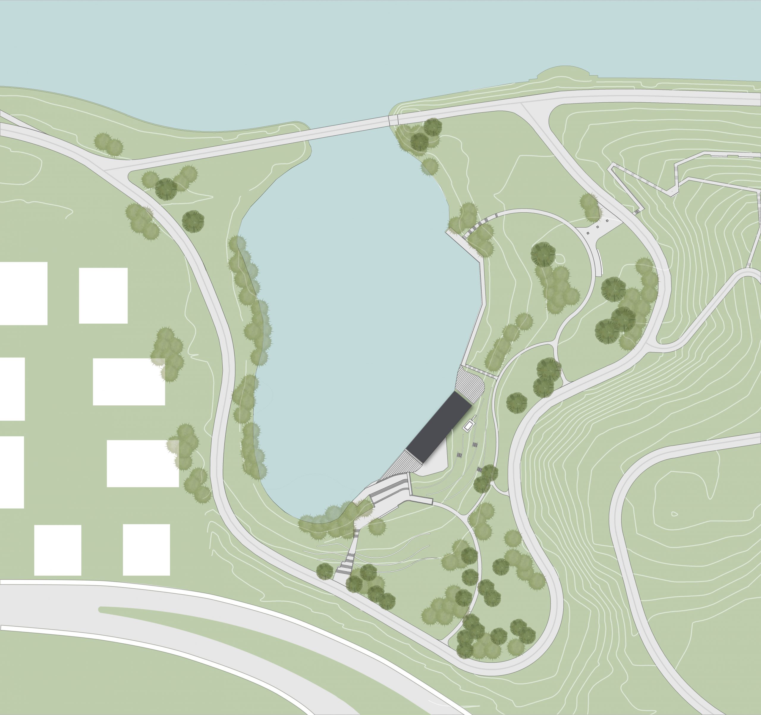 成都兴隆湖·湖畔森林图书馆丨中国成都丨昱道景观-8