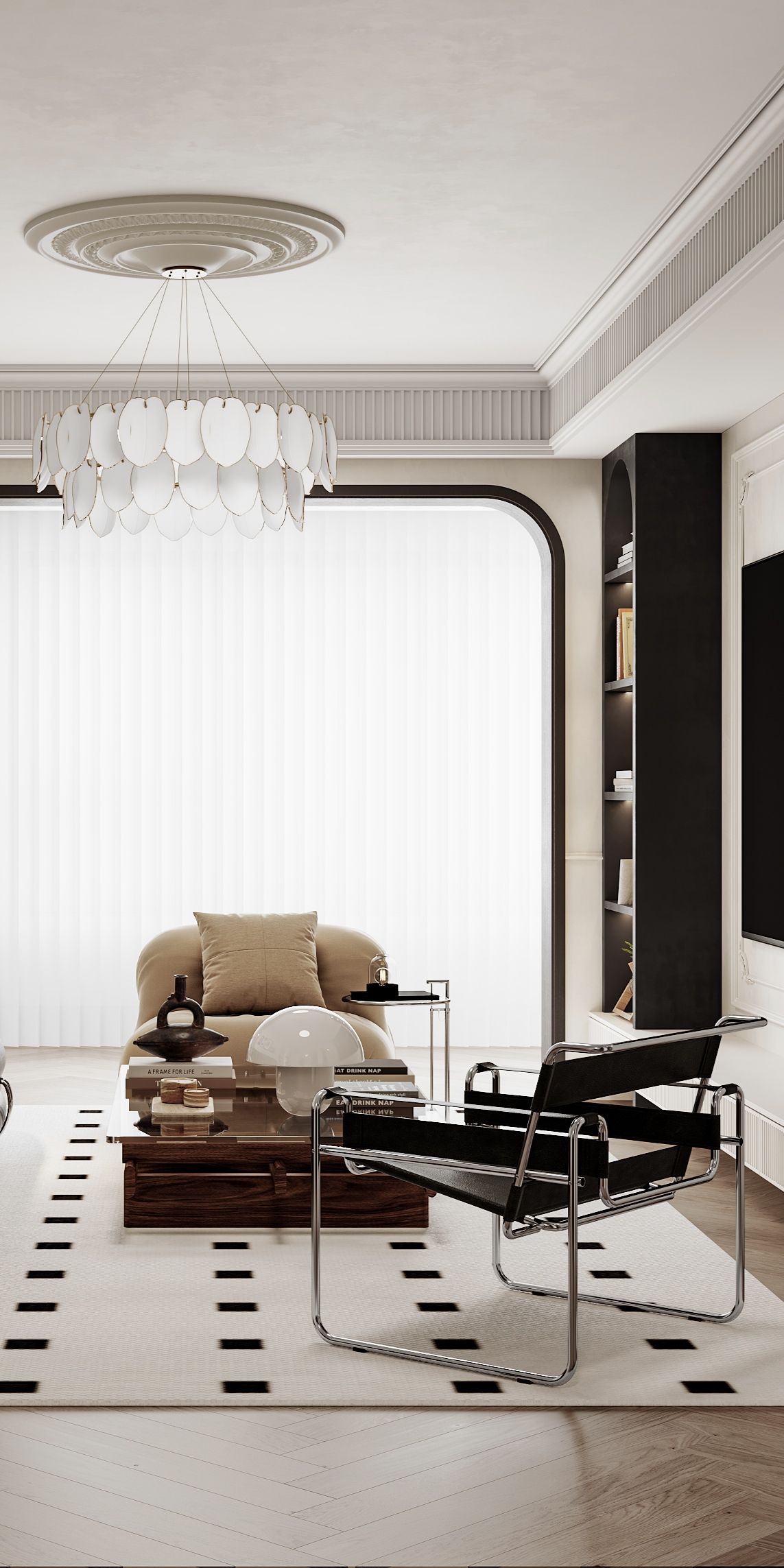 法式复古风平层设计-3