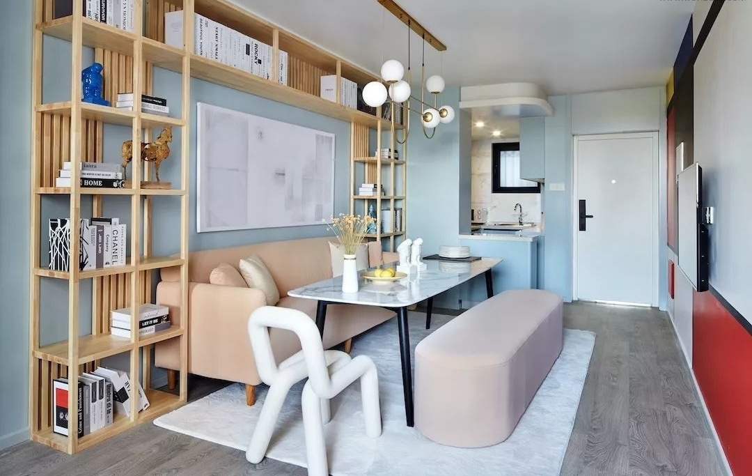 55 平米老房变身都市“第四客厅”-23