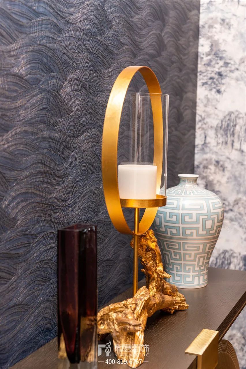 客厅不要电视,衣帽间放到地下,中式与法式混搭,我居然觉得很香...-56