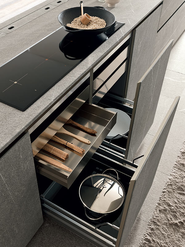 TWENTY - дизайнерская кухня италия с островом | Modulnova Cucine-16