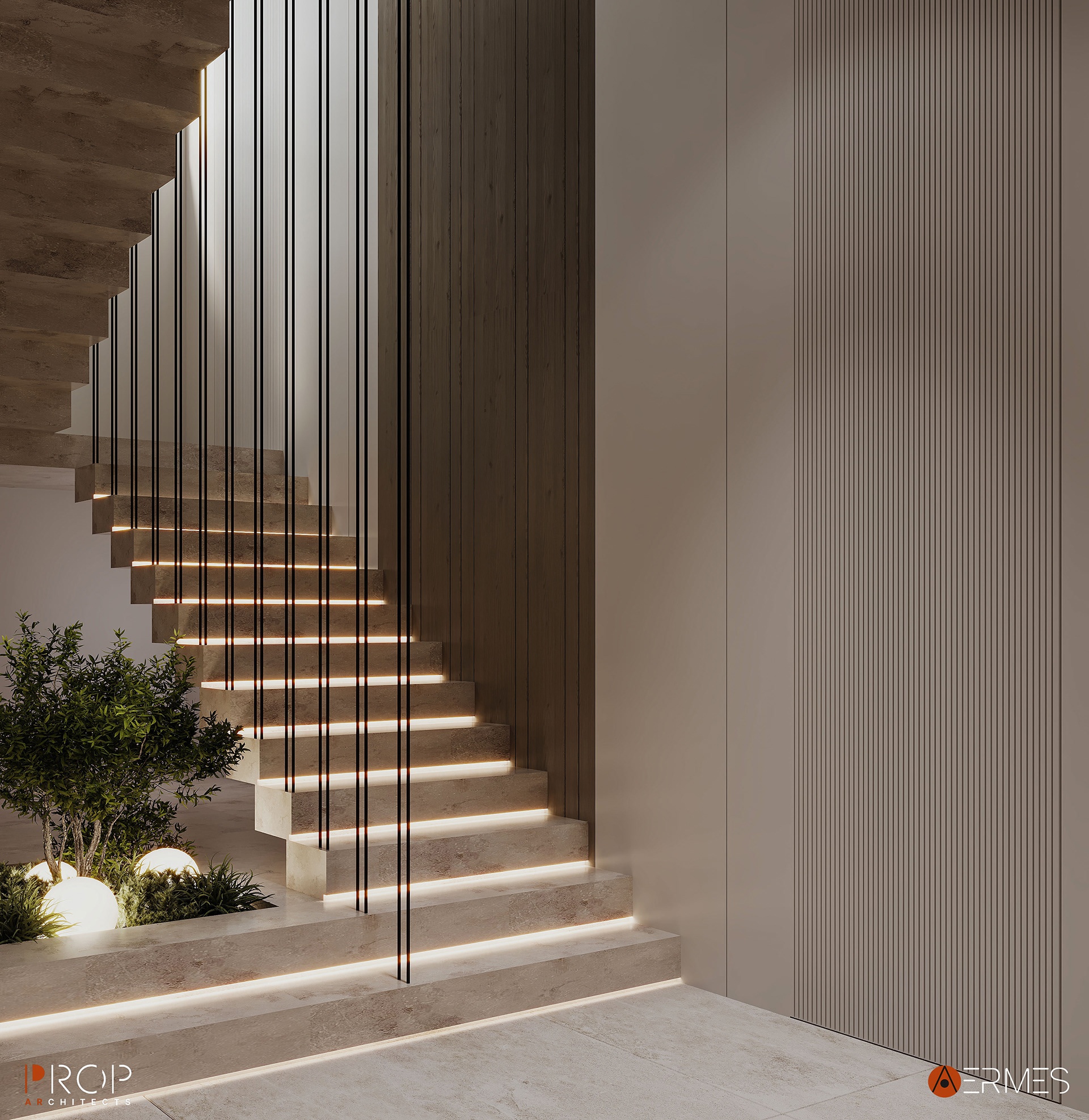 VILLA INTERIOR（别墅室内设计）丨沙特阿拉伯吉赞丨PROP & AERMES ARCHITECTS-11