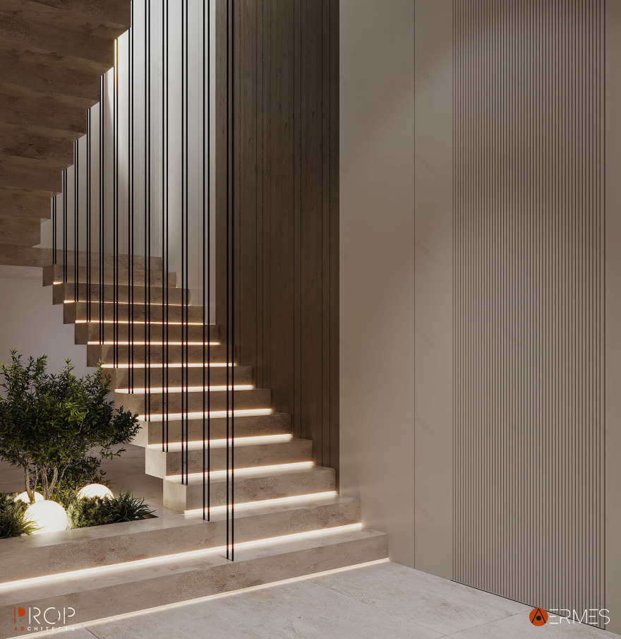 VILLA INTERIOR(别墅室内设计)丨沙特阿拉伯吉赞丨PROP & AERMES ARCHITECTS-11