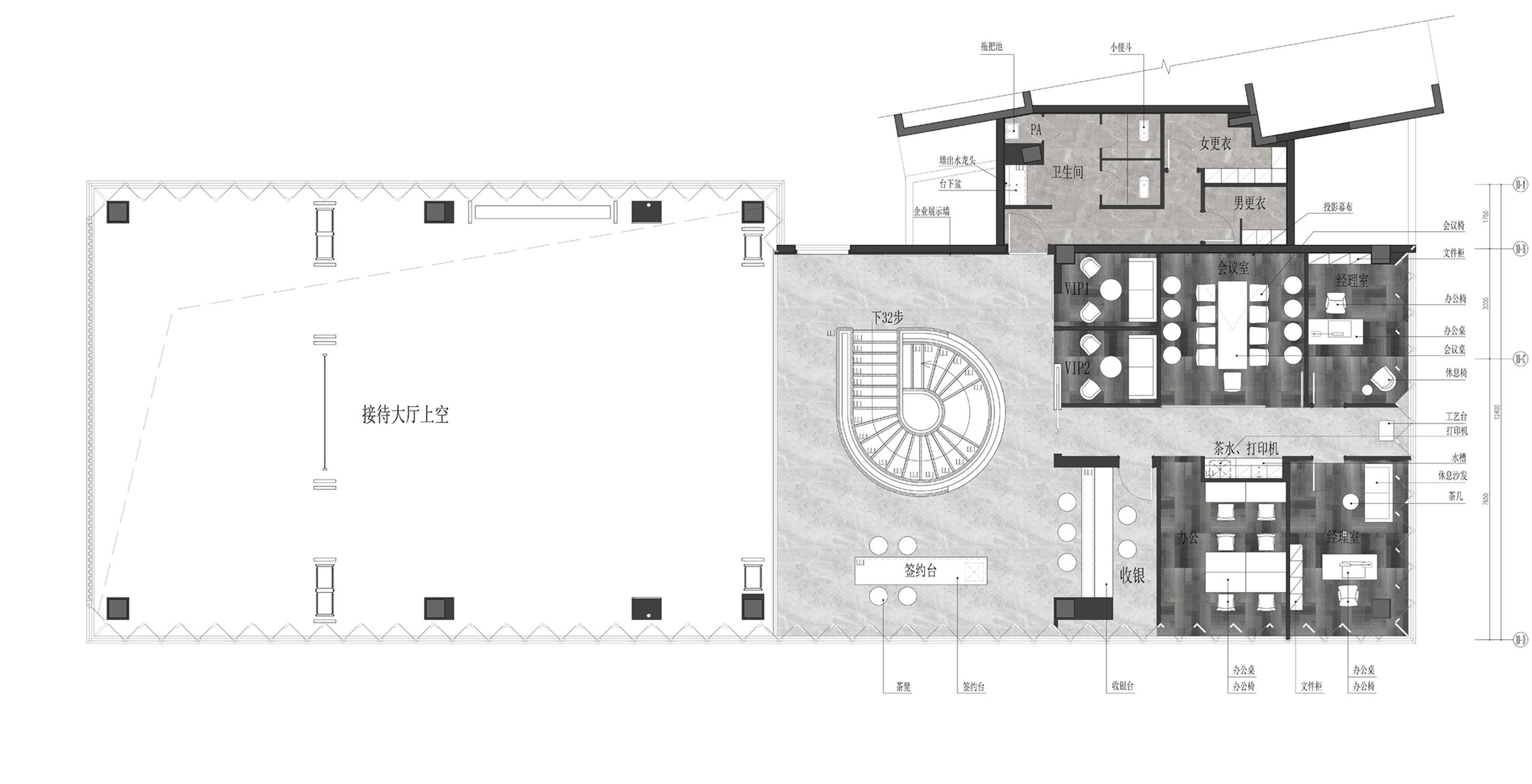 镇江财信筑和•尚书房销售中心丨中国镇江丨EHOO 易虎设计-45