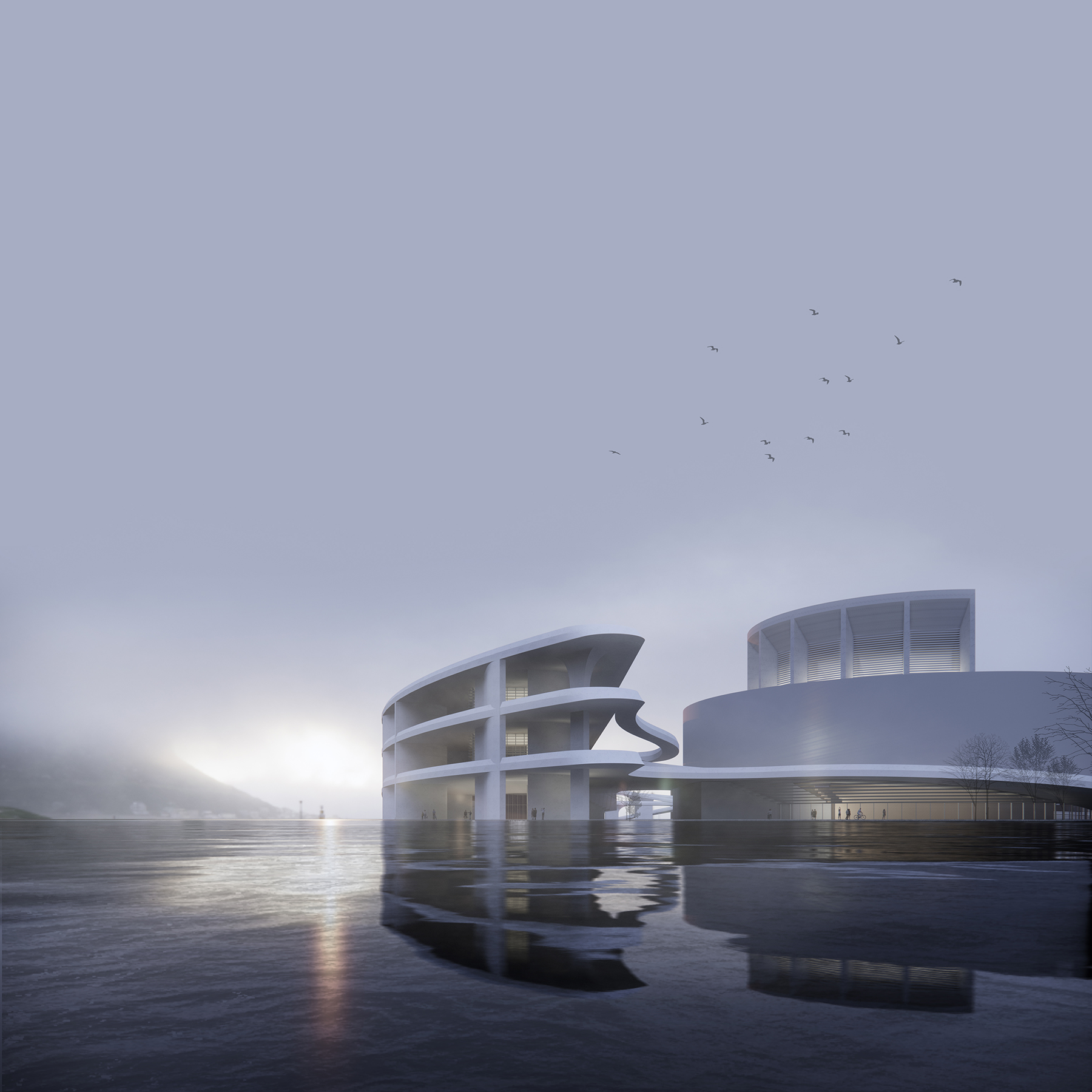 汤桦建筑设计一等奖方案：三亚崖州湾科技城文体中心（深海博物馆及体育中心）-49