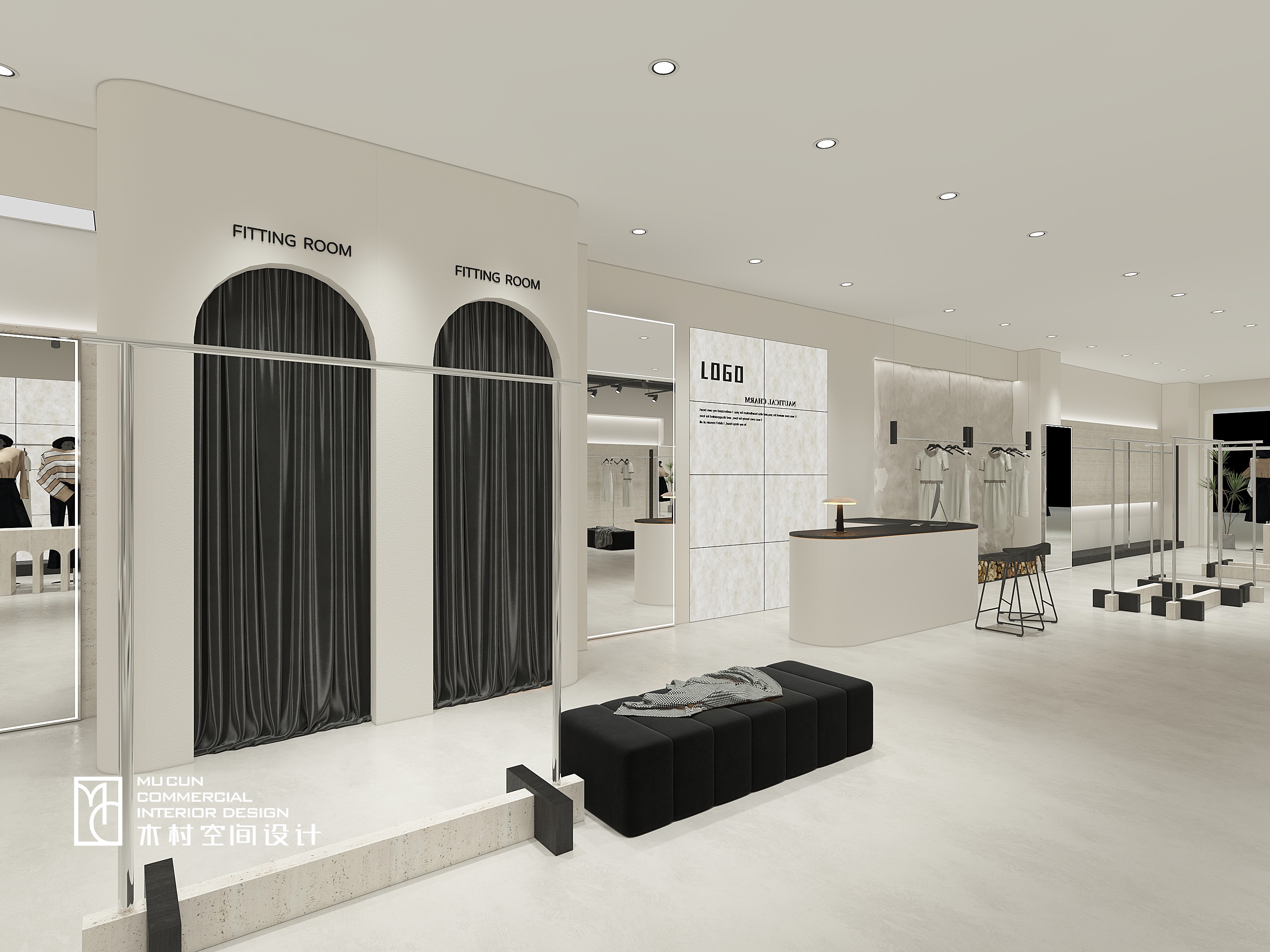 现代简约服装店设计丨中国苏州丨木村空间美学（江苏木村建筑装饰设计有限公司）-10