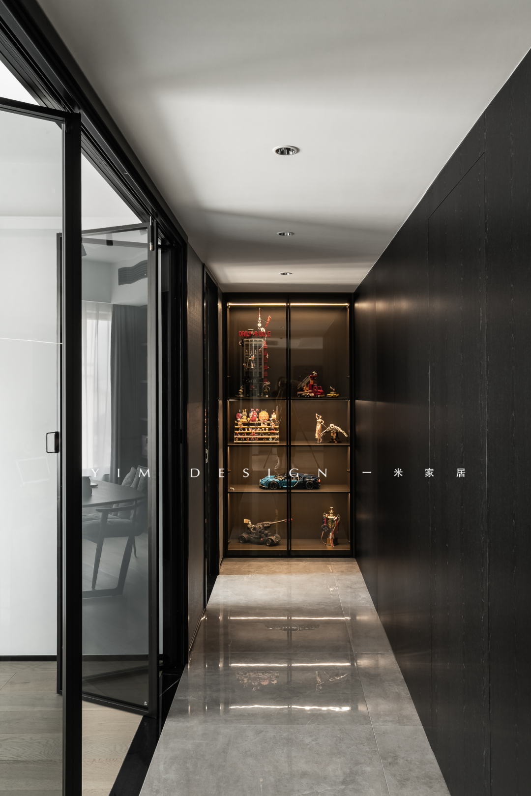 黑白格调,现代平层的独特魅力丨李宝红-26