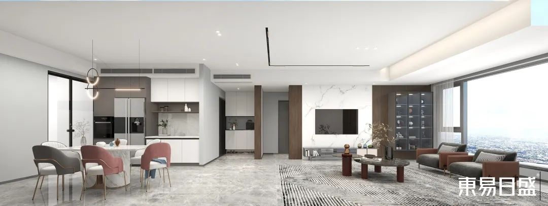 【案例】146㎡现代极简风格：谁说极简＝冰冷？这样做平衡得刚刚好！-24