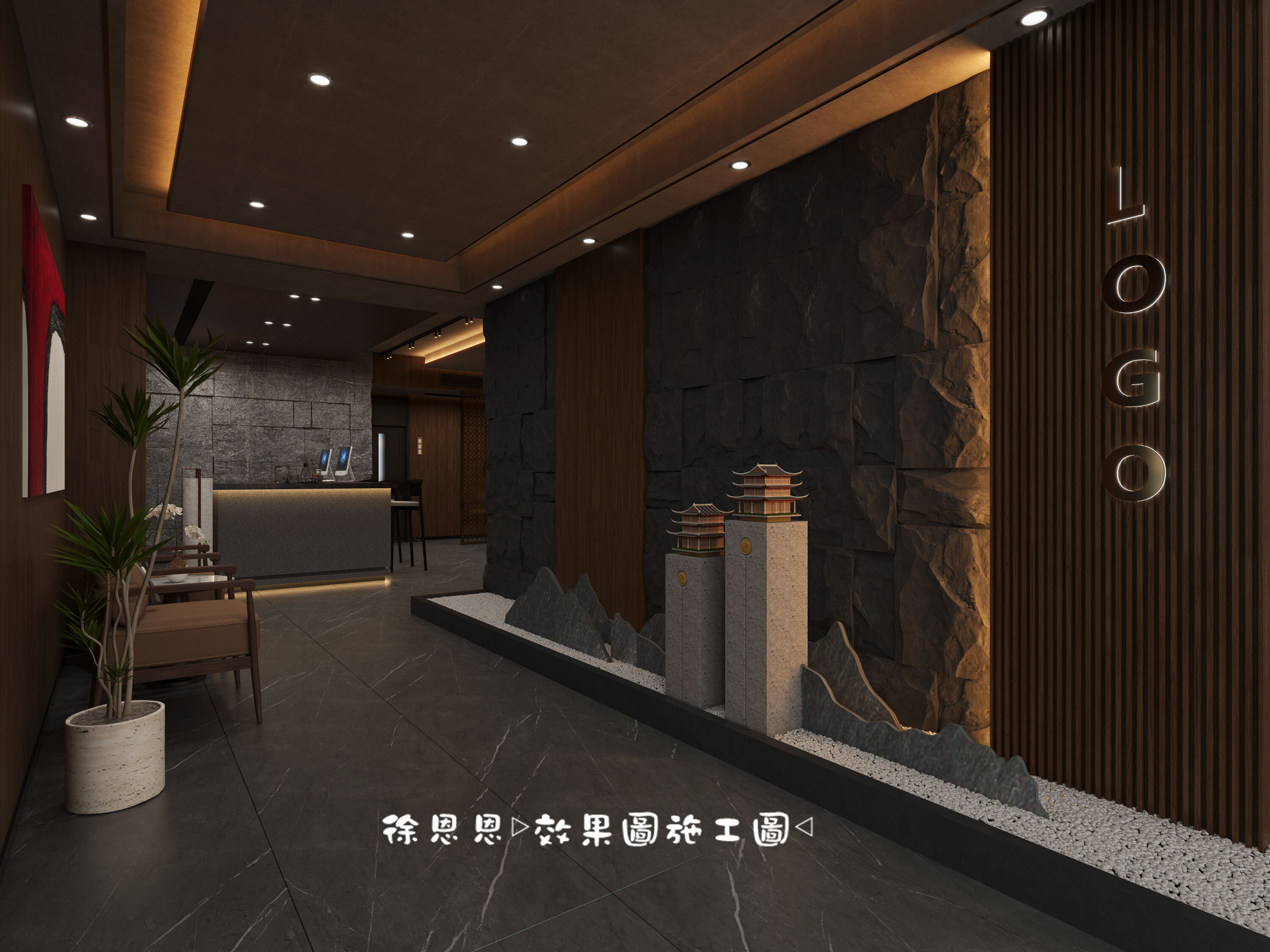 新中式棋牌室，打造休闲娱乐双空间-1