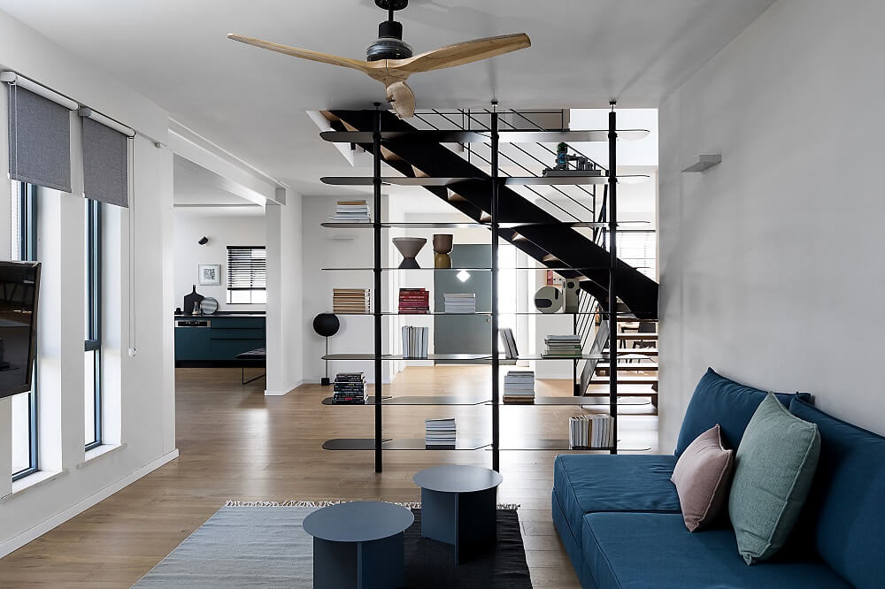 25年房龄私人住宅翻新丨室内设计师Shiri Hayman（שירי היימן）-61