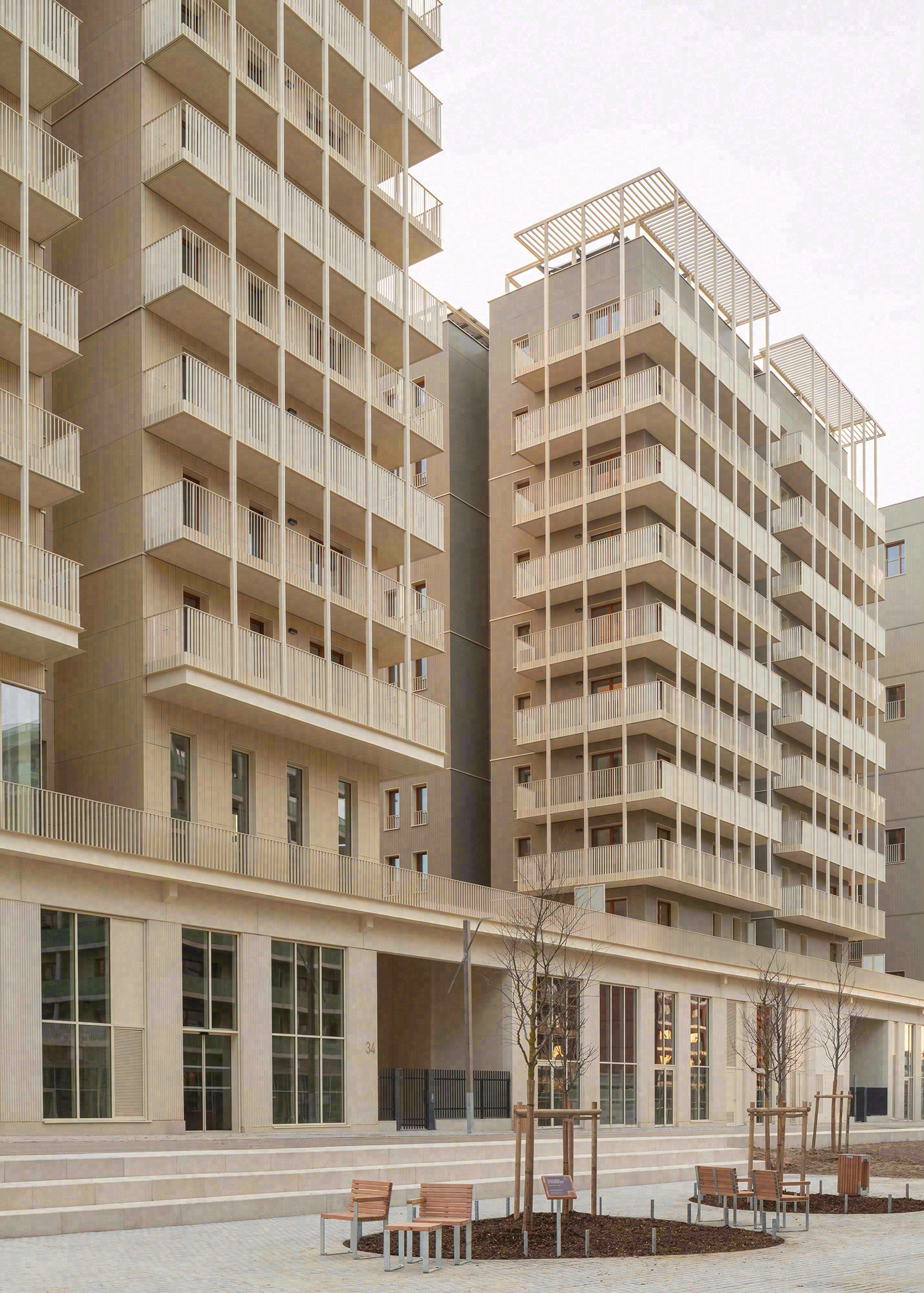 运动员村 E2B 地段丨法国丨CoBe Architecture & Paysage-41