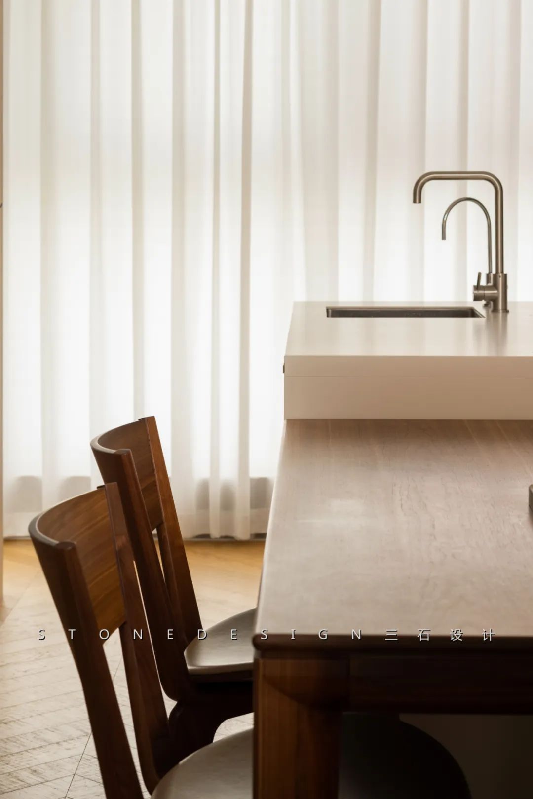 奶油色调的家丨中国台州丨三石设计工作室-18