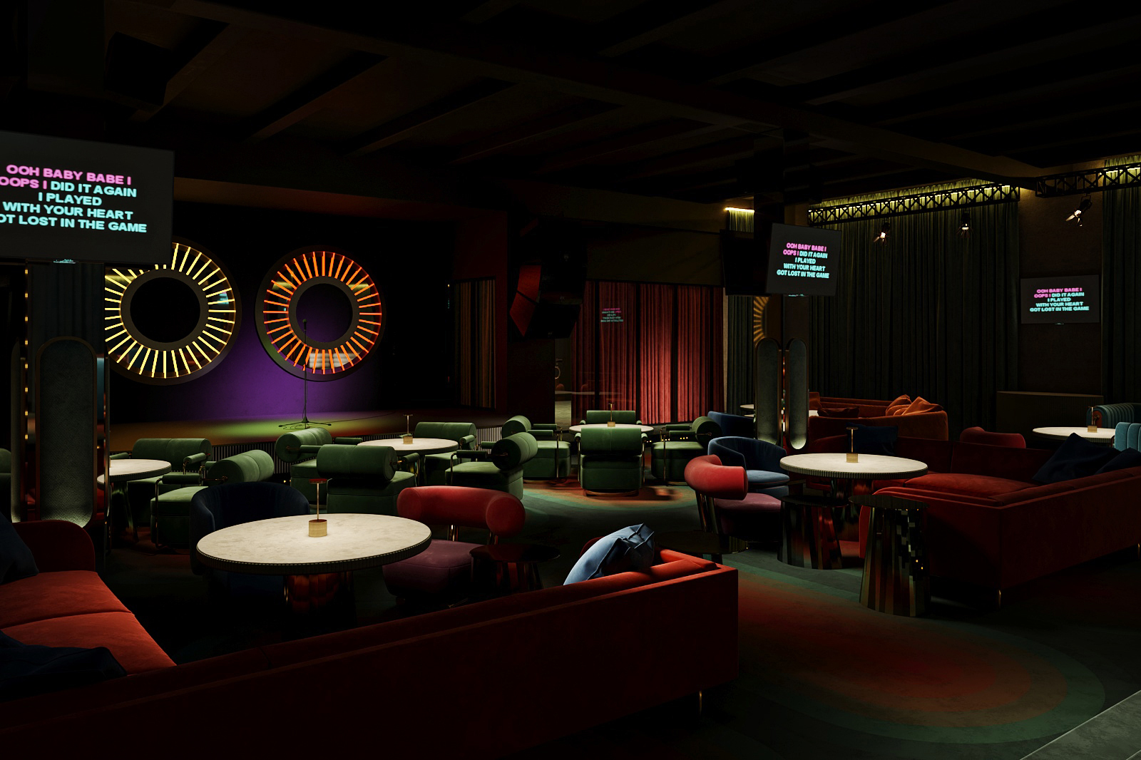 复古风格卡拉 OK歌后丨俄罗斯莫斯科丨ARCHPOINT Studio-9