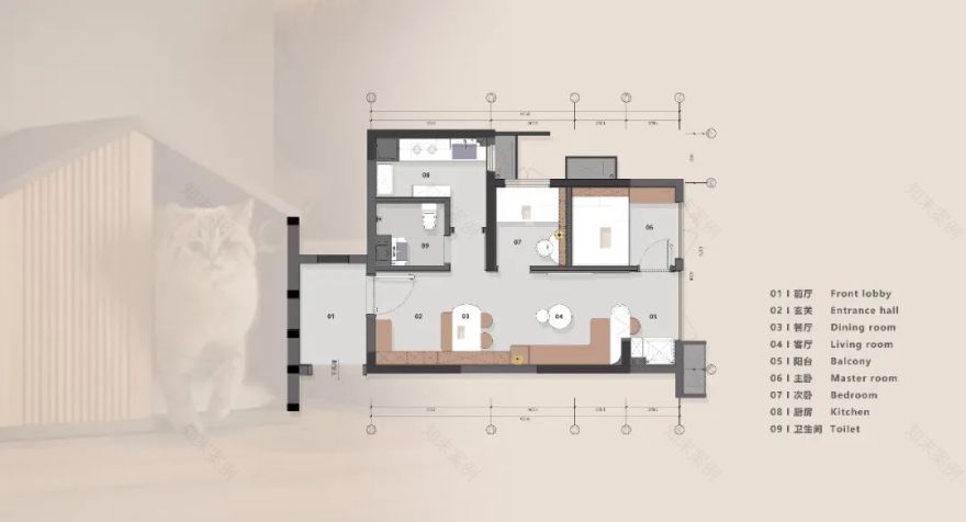 建发莆田棠颂和府邸绶溪 65㎡公寓设计丨中国莆田丨深圳市零次方空间设计-64