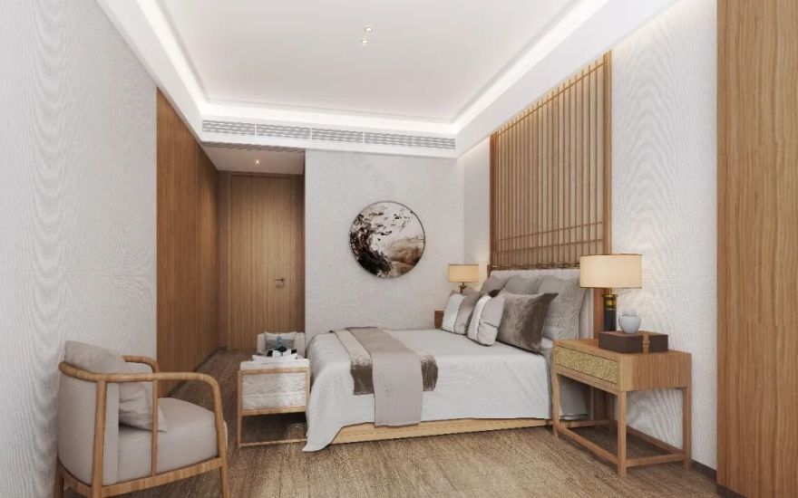 辽宁海滨小城简约风设计,原木之魅诠释自然之美-20